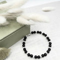 Blake Onyx and Howlite Beads Bracelet